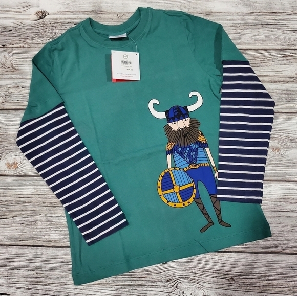 Hanna Anderson Long-Sleeve Top Size 8 NWT - Picture 7 of 10